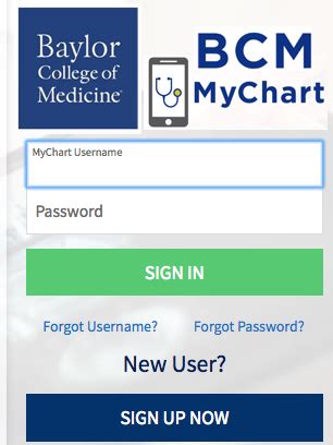 baylor mychart|mychart bcm login.